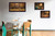 Homeroots Home Decor Set Of Three Tranquil Spaces 2 Black Framed Print Wall Art, Black, Framed