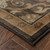 5' X 8' Brown Beige Blue And Red Oriental Power Loom Stain Resistant Area Rug