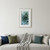 Emerald Constellation I Silver Framed Wall Art