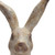 Set of Two Gray Polyresin Figurine Tabletop Sculpture