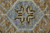 3' X 5' Ivory Tan and Blue Wool Oriental Hand Knotted Area Rug With Fringe