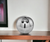 10" Silver Buffed Aluminum Decorative Orb