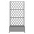 71" X 35" Gray Galvanized Metal Rectangular Planter Box