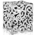 Paisley Square Stool