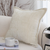 Cozy Cream Textu Throw Pillowcase