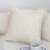 Cozy Cream Textu Throw Pillowcase