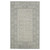 9' X 13' Gray And Ivory Wool Southwestern Hand Hooked Area Rug