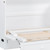 White Wood Queen Murphy Bed