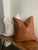 Faux Leather Throw Pillow Cover, 18X18 Inch