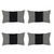 Boho-Chic Houndstooth Jacquard Throw Pillow