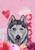 Siberian Husky - Hippie Hound Studios Valentines  House and Garden Flags