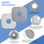 4Pcs Square Microfiber Mop Pads 