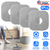 4Pcs Square Microfiber Mop Pads 