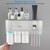 Multifunctional Wall Mount Toothbrush Holder Rack 