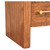 23" Brown Solid Wood Two Drawer Nightstand