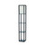 63" Black Wood Floor Lamp With White Linen Shade