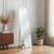 59" Gold Metal Arch Freestanding Framed Standing Mirror
