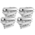 Triple Tray Stainless Steel Chafing Food Warmer Catering Dish