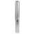 56" Silver Aluminum Cylinder Table Vase