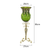 Glass Tall Floor Vase and pcs Dark Artificial Fake Flower