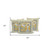 Set of Three Beige And White Peacock Indoor Outdoor Throw Pillow