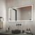 51" Clear Lighted Unframed Bathroom Vanity Mirror