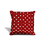 14" Red and White Christmas Polka Dot Cotton Throw Pillow Cover