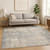 5' X 7' Ivory Abstract Area Rug