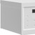 13" White Plastic Filing Cabinet