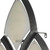 36" Silver And Gray Geometric Glass And Metal Wall Sconce Candle Holder