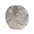 9" Silver Aluminum Round Table Vase