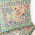 Set of Two Beige Green And Pink Peacock Indoor Outdoor Throw Pillow