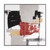 Scarlet Surrender And Hand Painted Canvas Hand Painted Black Floater Frame Wall Art
