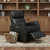 36" Black Faux Leather Heated Massage Lift Assist Power Lift Assist Zero Gravity Recliner With USB