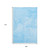 9' X 12' Blue And Ivory Abstract Washable Area Rug With UV Protection