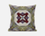 20 Green Brown Geo Tribal Suede Throw Pillow