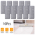 10Pcs Microfiber Mop Pads Reusable Washable 