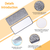 10Pcs Microfiber Mop Pads Reusable Washable 