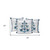 Set of Three Off White Botanical Indoor Outdoor Throw Pillow