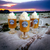 Cafe themed scented soy wax candle