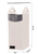 Hanging Laundry Hamper Bag for Closet Heavy Duty Hanging Closet hamper Closet Laundry Basket with 2 Strong Metal Hangers Space Saving Closet Hamper Or