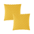 Sunshine Scalloped Wave Pillowcase Textu Decorative Cushion Covers for Home Dcor