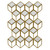 33" Gold Metal Accent Mirror