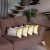 Ikat Set of 4 Lumbar Boho Throw Pillow Covers