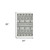 2' X 3' Ivory Gray And Black Wool Tribal Flatweave Handmade Area Rug With Fringe