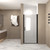 72" X 24" Aluminum and Tempered Glass Shower Door