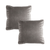 Dove Gray Velvet Pillowcase Luxurious Soft Cushion Covers for Modern Home Dcor