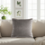 Dove Gray Velvet Pillowcase Luxurious Soft Cushion Covers for Modern Home Dcor