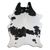 NATURAL HAIR ON COWHIDE BLACK AND WHITE