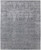 4' X 6' Gray and Silver Abstract Hand Woven Worn Faded Area Rug